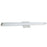 Abra Lighting Eco 1 Light 37" Oval Water Glass LED Vanity, Nickel