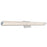 Abra Lighting Eco 1 Light 37" Oval Water Glass LED Vanity, Chrome