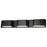 Abra Lighting Bianca 6 Light Metal Vanity Fixture, Black