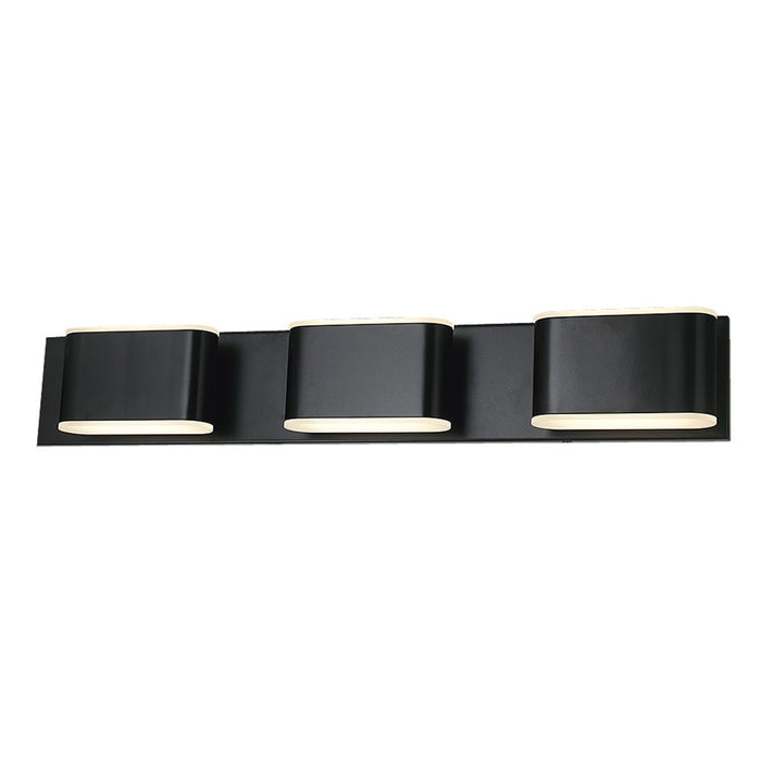 Abra Lighting Bianca 6 Light Metal Vanity Fixture, Black