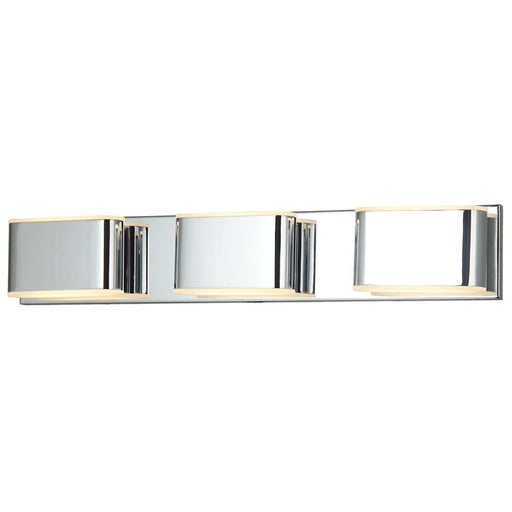 Abra Lighting Bianca 6 Light Metal Vanity Fixture, Chrome