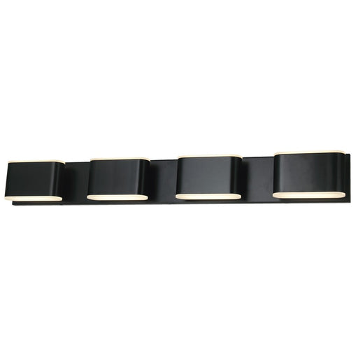 Abra Lighting Bianca 8 Light Metal Vanity Fixture, Black