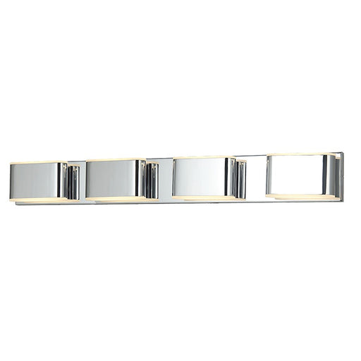 Abra Lighting Bianca 8 Light Metal Vanity Fixture, Chrome