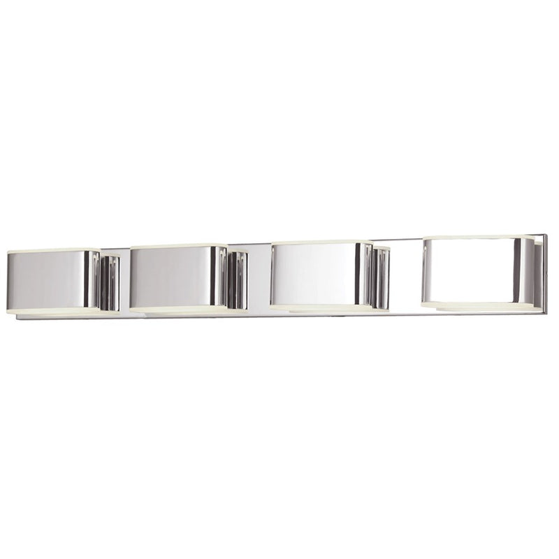 Abra Lighting Bianca 8 Light Metal Vanity Fixture, Chrome