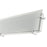 Abra Lighting Matrix 20" Frost Flat Panel Wall Light, Chrome
