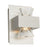 Abra Lighting Jet 2 Light Up/Down Vanity or Wall Fixture, Nickel