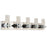 Abra Lighting Krypton 10 LightSolid Crystal Vanity, Chrome