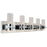 Abra Lighting Krypton 10 LightSolid Crystal Vanity, Chrome