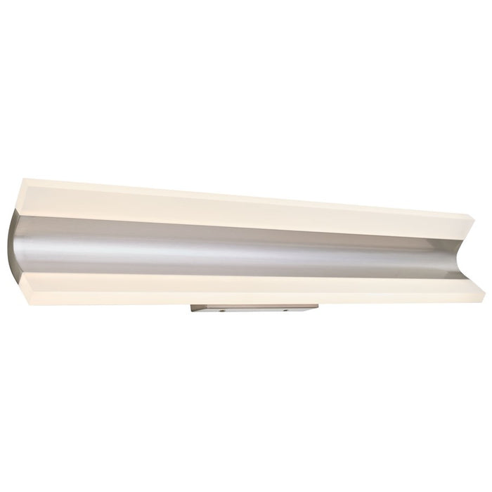 Abra Lighting Eros 2 Light 24" Curved Twin Bar Vanity, Nickel