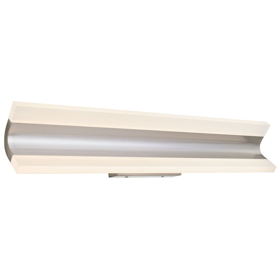 Abra Lighting Eros 2 Light 24" Curved Twin Bar Vanity, Nickel