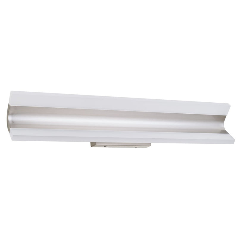 Abra Lighting Eros 2 Light 24" Curved Twin Bar Vanity, Nickel
