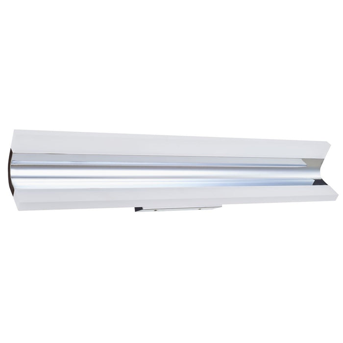 Abra Lighting Eros 2 Light 24" Curved Twin Bar Vanity, Chrome