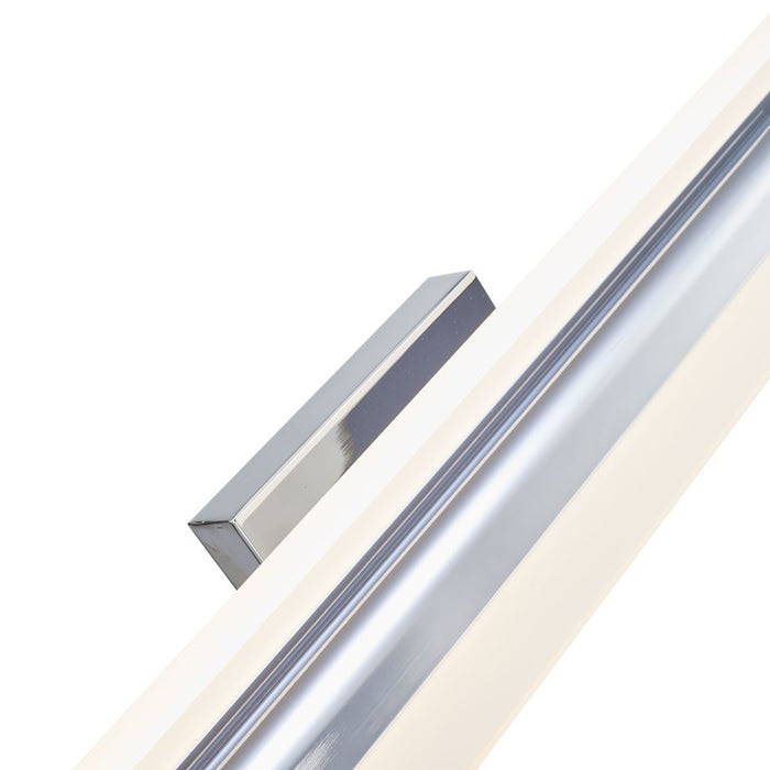 Abra Lighting Eros 2 Light 24" Curved Twin Bar Vanity, Chrome
