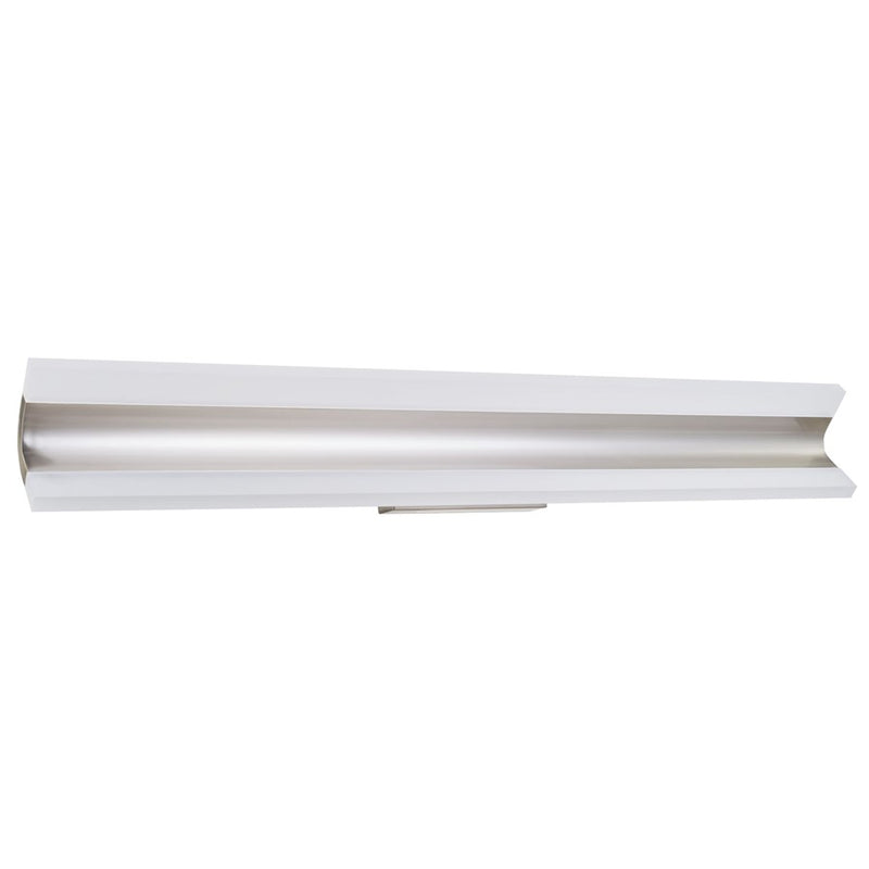 Abra Lighting Eros 2 Light 32" Curved Twin Bar Vanity, Nickel
