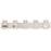 Abra Lighting Fang 14 Light Curved Frosted Vanity, Chrome