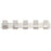 Abra Lighting Fang 14 Light Curved Frosted Vanity, Chrome