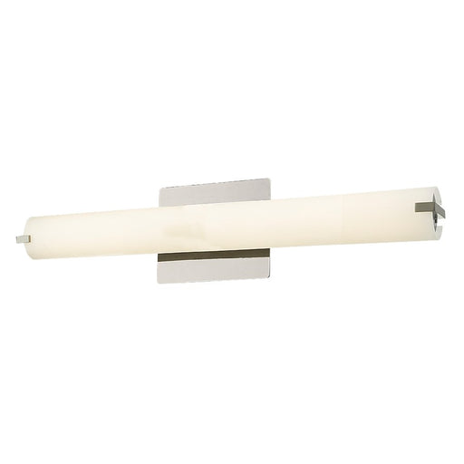 Abra Lighting Squire 1 Light 20" Round Opal Glass Vanity, Nickel