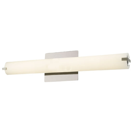 Abra Lighting Squire 1 Light 20" Round Opal Glass Vanity, Nickel