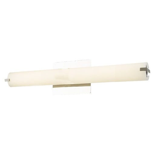 Abra Lighting Squire 1 Light 20" Round Opal Glass Vanity, Chrome