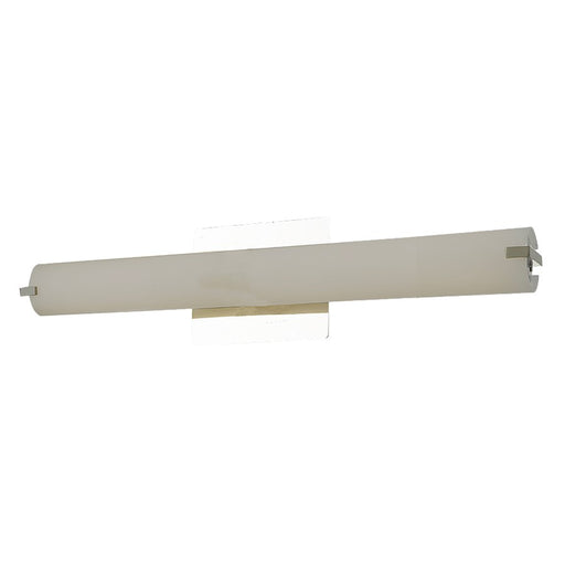 Abra Lighting Squire 1 Light 20" Round Opal Glass Vanity, Chrome