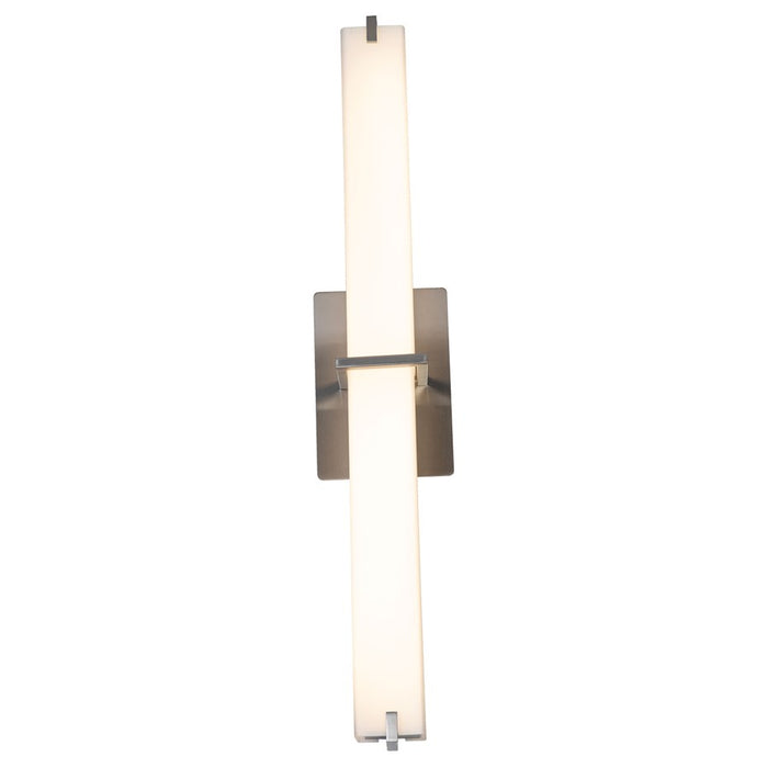 Abra Lighting Squire 1 Light 26" Square Wall Fixture, Nickel
