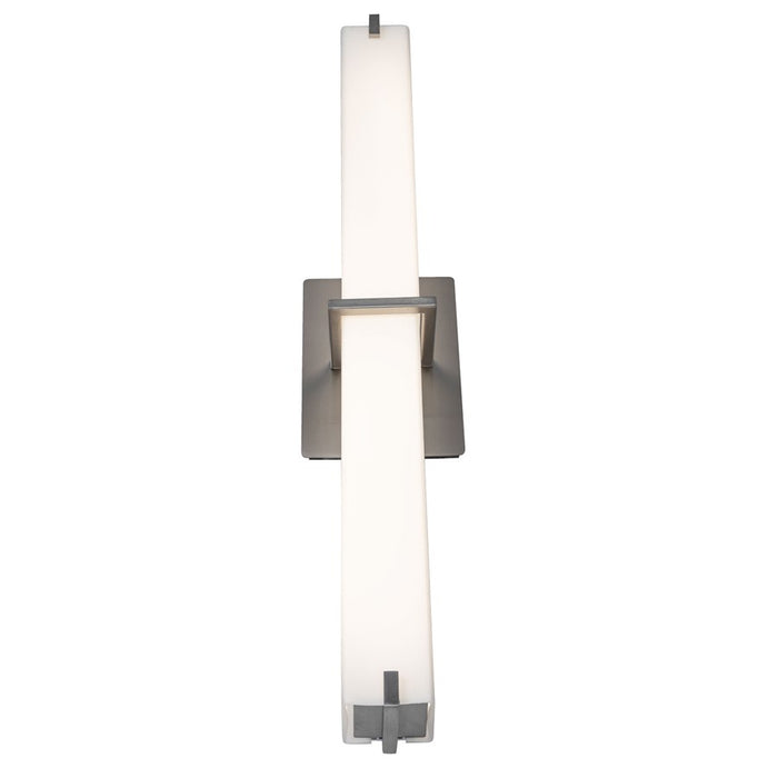 Abra Lighting Squire 1 Light 26" Square Wall Fixture, Nickel