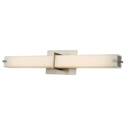 Abra Lighting Squire 1 Light 26" Square Wall Fixture, Nickel