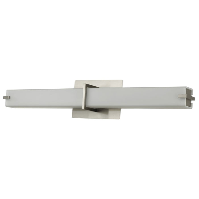 Abra Lighting Squire 1 Light 26" Square Wall Fixture, Nickel