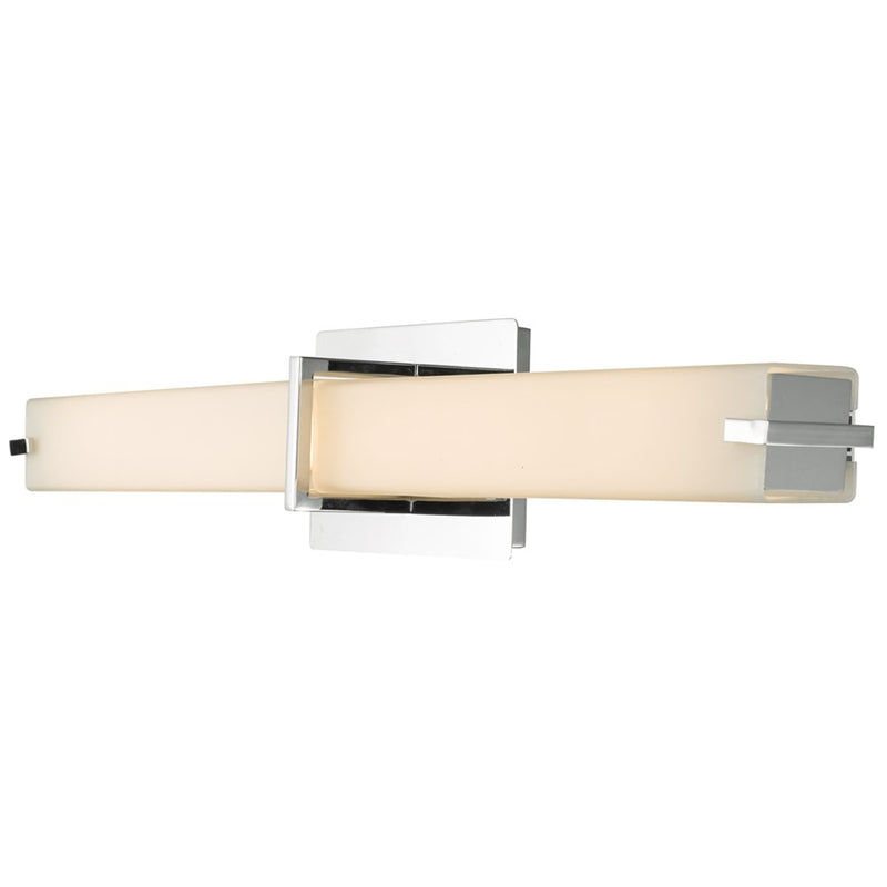 Abra Lighting Squire 1 Light 26" Square Wall Fixture, Chrome