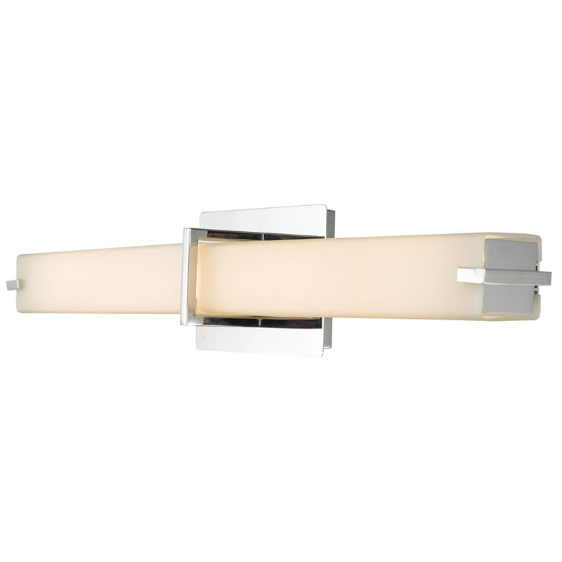 Abra Lighting Squire 1 Light 26" Square Wall Fixture, Chrome