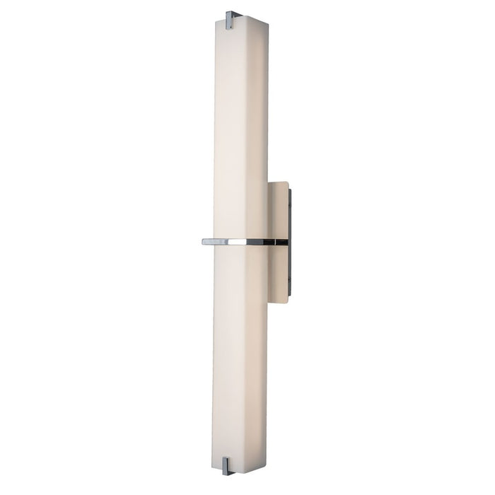 Abra Lighting Squire 1 Light 26" Square Wall Fixture, Chrome