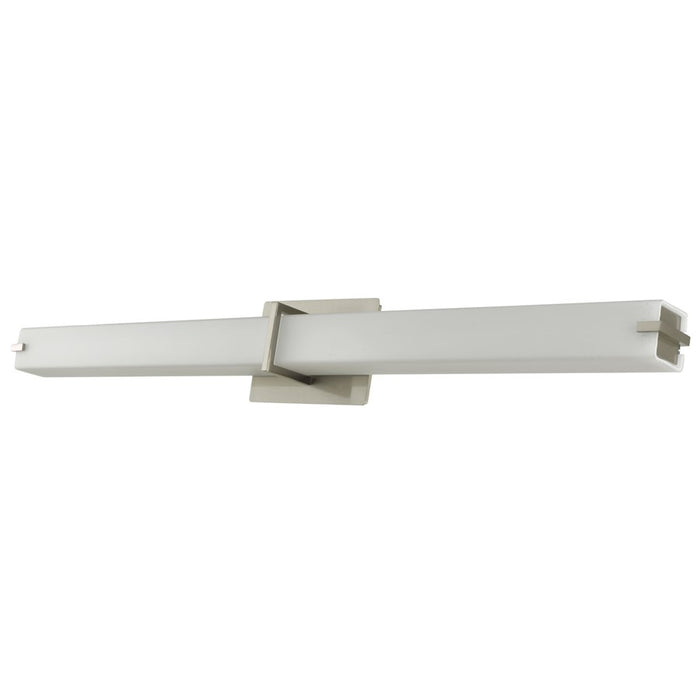 Abra Lighting Squire 1 Light 38" Square Wall Fixture, Nickel
