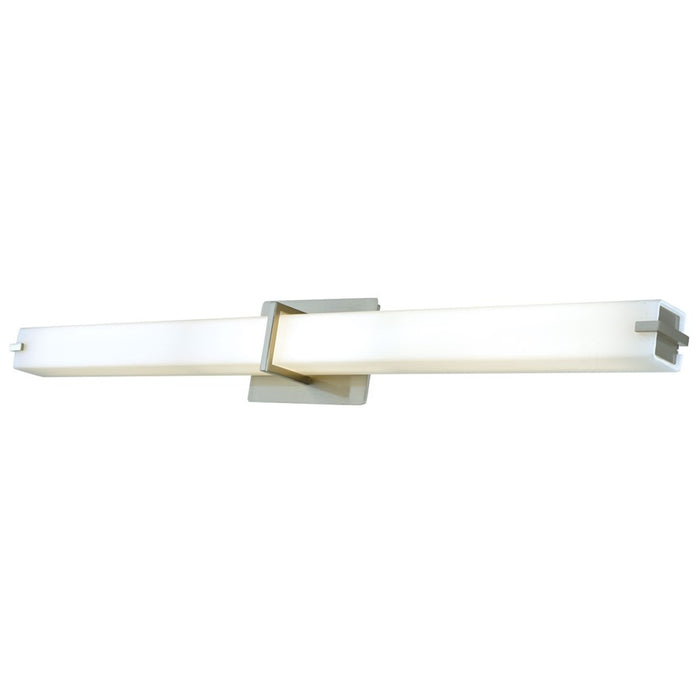 Abra Lighting Squire 1 Light 38" Square Wall Fixture, Nickel