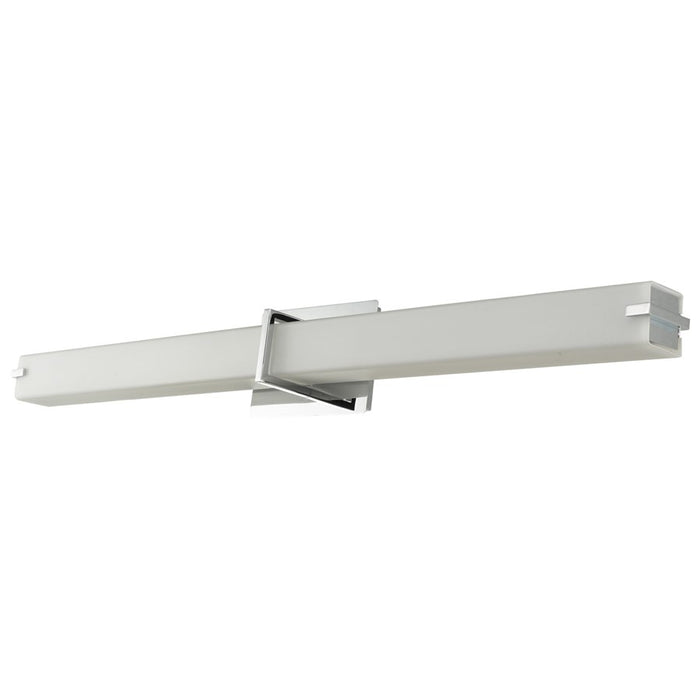 Abra Lighting Squire 1 Light 38" Square Wall Fixture, Chrome