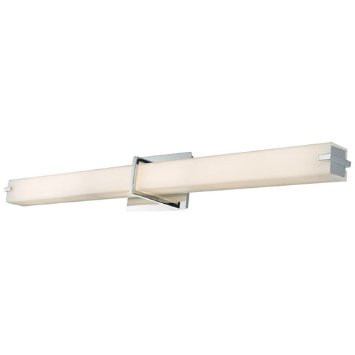 Abra Lighting Squire 1 Light 38" Square Wall Fixture, Chrome