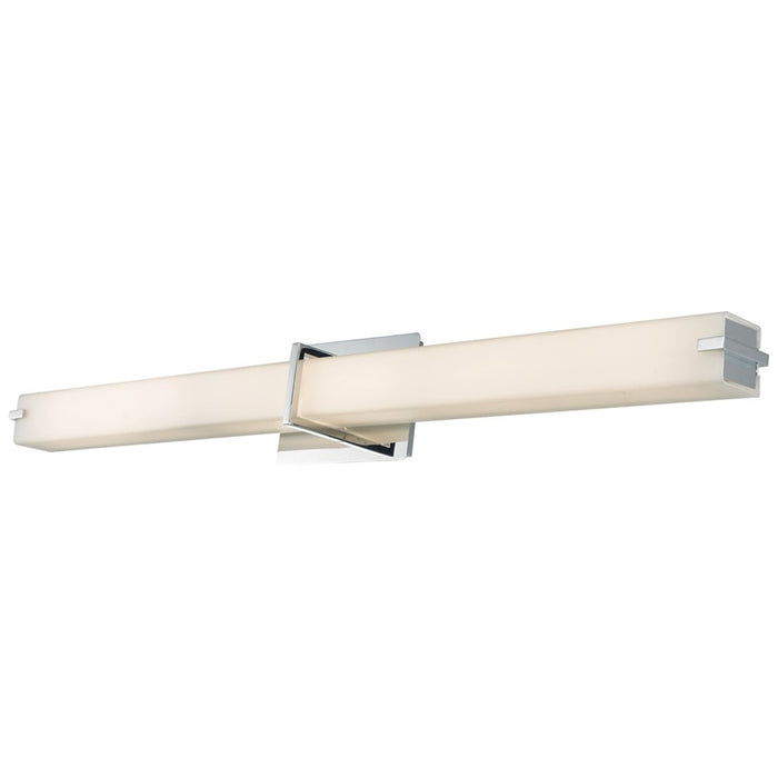 Abra Lighting Squire 1 Light 38" Square Wall Fixture, Chrome