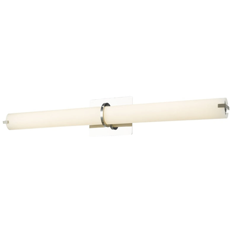 Abra Lighting Squire 1 Light 28" Round Wall Fixture, Chrome