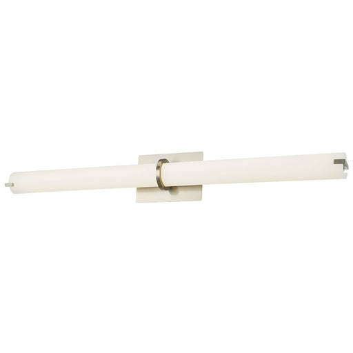 Abra Lighting Squire 1 Light 38" Round Wall Fixture, Nickel