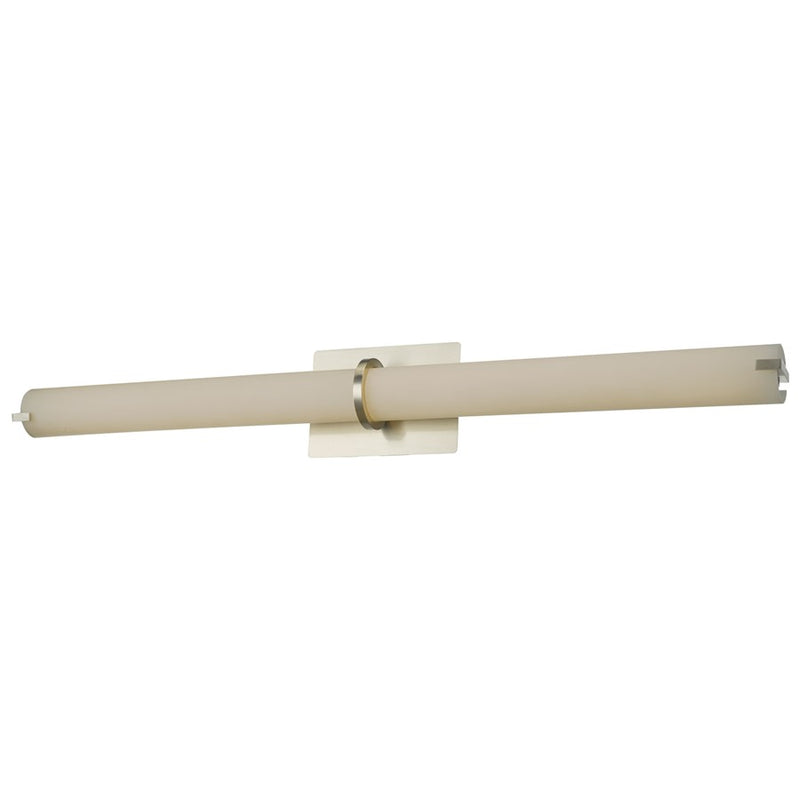 Abra Lighting Squire 1 Light 38" Round Wall Fixture, Nickel