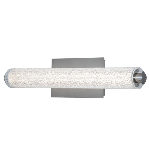 Abra Lighting Radius 1 Light 20" Diamond Tube LED Vanity, Nickel