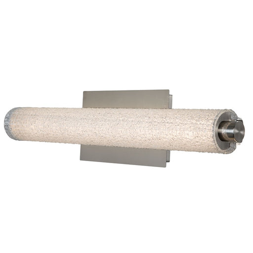 Abra Lighting Radius 1 Light 20" Diamond Tube LED Vanity, Nickel