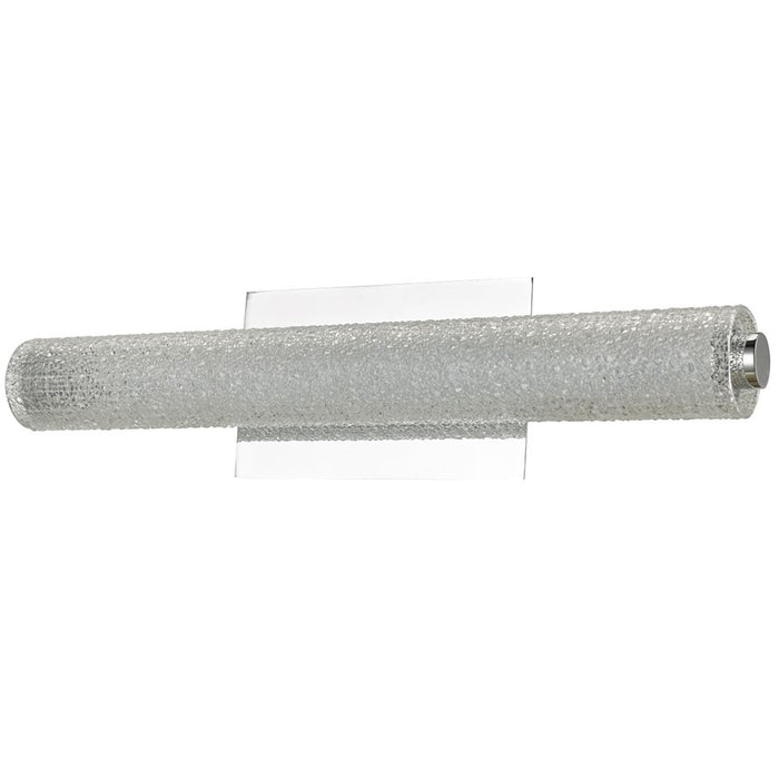 Abra Lighting Radius 1 Light 20" Diamond Tube LED Vanity, Chrome