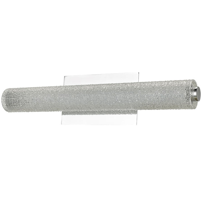Abra Lighting Radius 1 Light 20" Diamond Tube LED Vanity, Chrome