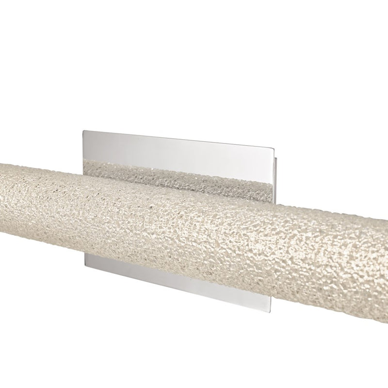 Abra Lighting Radius 1 Light 20" Diamond Tube LED Vanity, Chrome