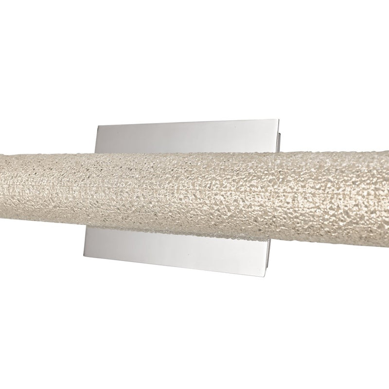 Abra Lighting Radius 1 Light 20" Diamond Tube LED Vanity, Chrome