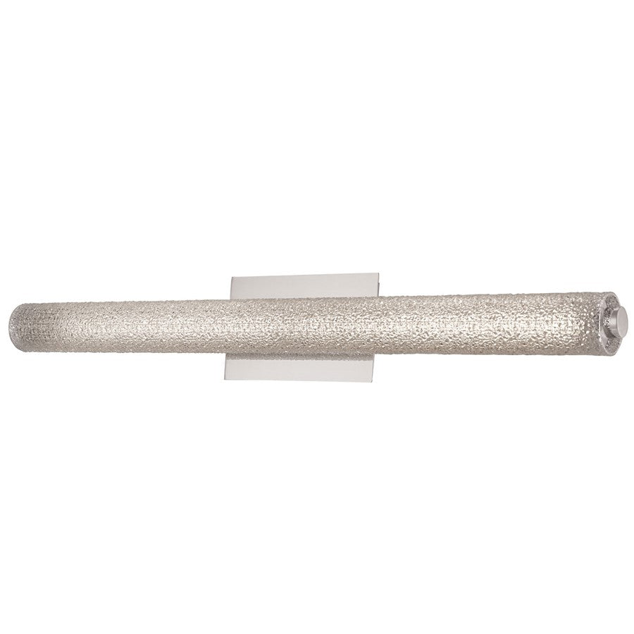 Abra Lighting Radius 1 Light 31" Diamond Tube LED Vanity, Nickel
