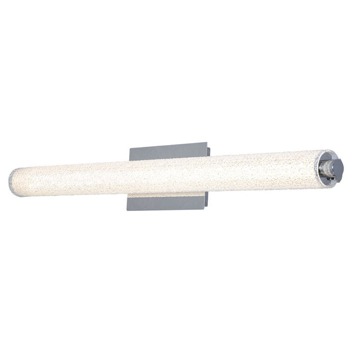 Abra Lighting Radius 1 Light 31" Diamond Tube LED Vanity, Chrome