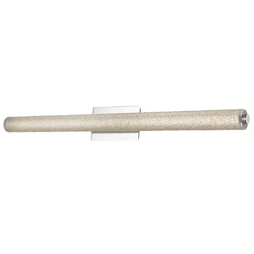 Abra Lighting Radius 1 Light 39" Diamond Tube LED Vanity, Chrome