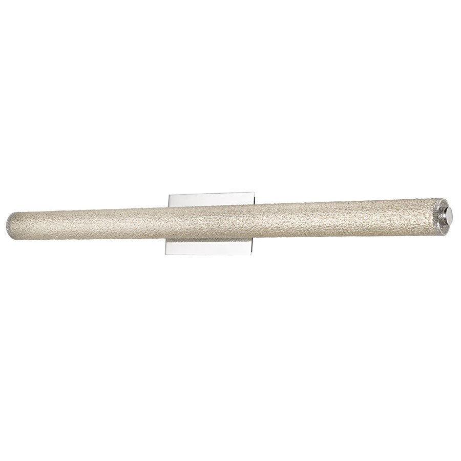 Abra Lighting Radius 1 Light 39" Diamond Tube LED Vanity, Chrome