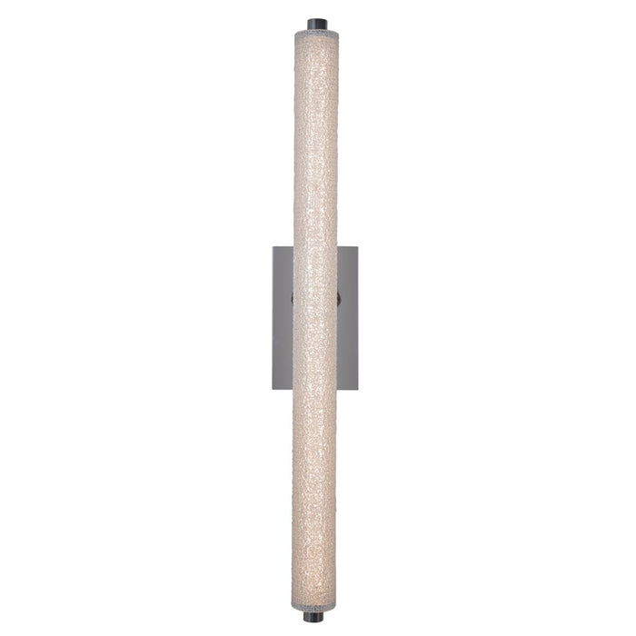 Abra Lighting Radius 1 Light 39" Diamond Tube LED Vanity, Chrome